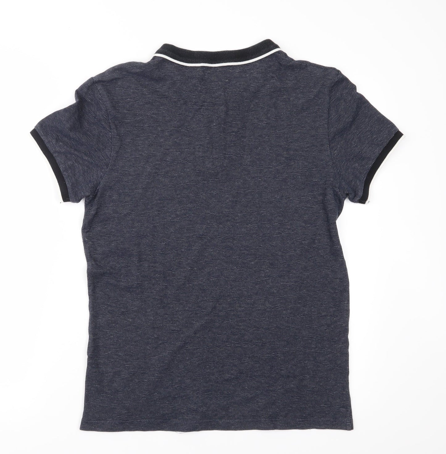 TU Mens Blue    Polo Size S