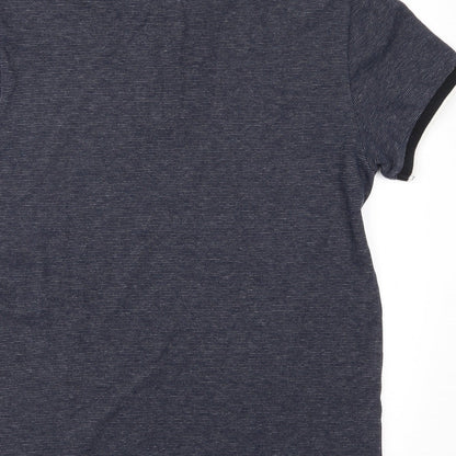 TU Mens Blue    Polo Size S