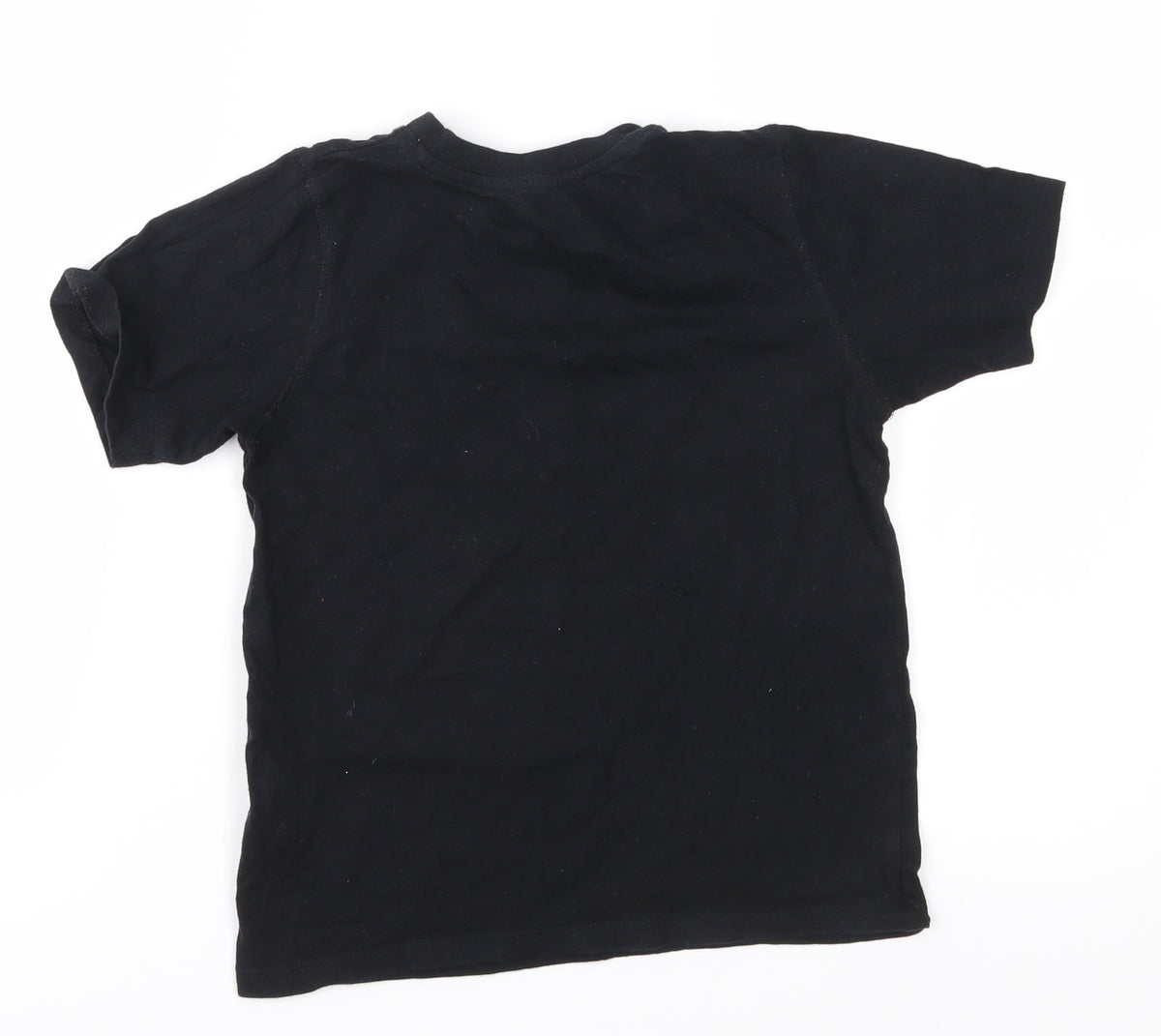 Vertbaudet Boys Black  Jersey Basic T-Shirt Size 8 Years