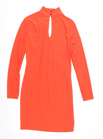 Prague Womens Orange   Sheath  Size 10