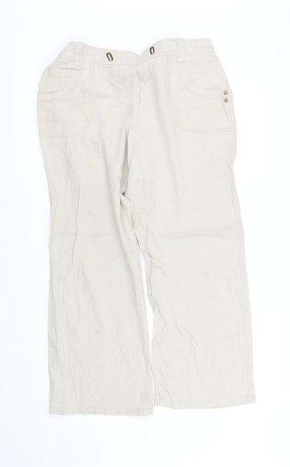 accuni  Womens Beige   Trousers  Size 14 L30 in