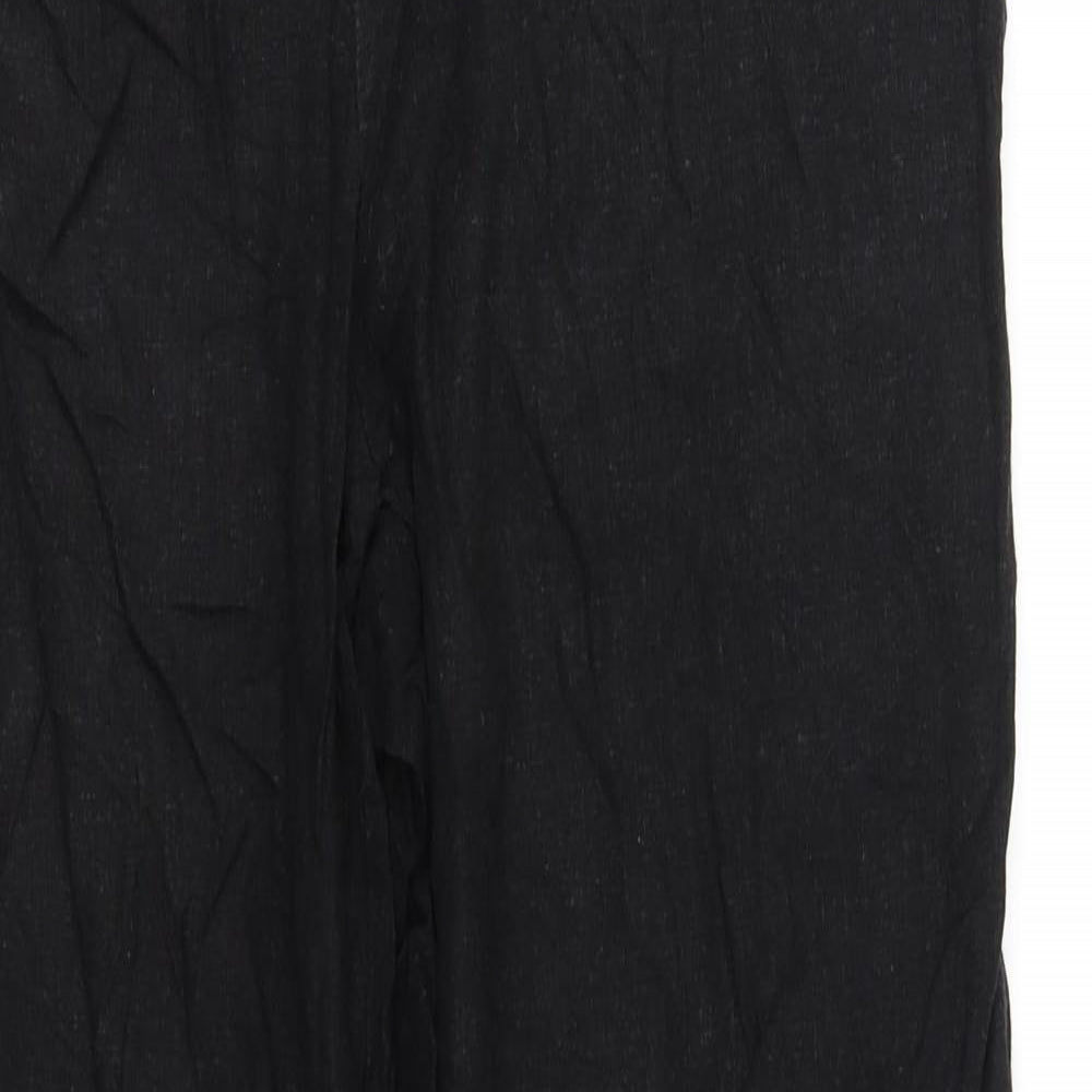 Womens UK Size 12 pre worn Regular Fit  Black Trousers