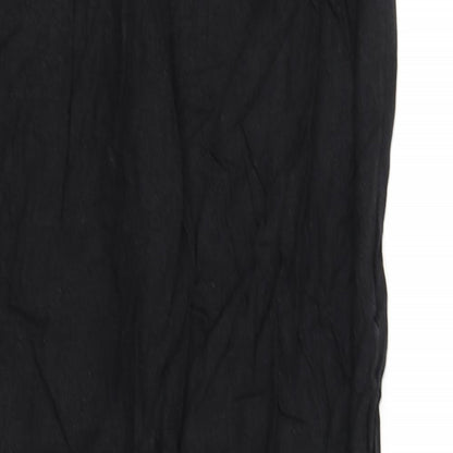 Womens UK Size 12 pre worn Regular Fit  Black Trousers
