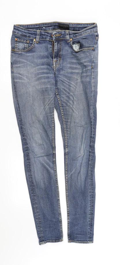 Womens UK Size M pre worn Regular Fit Straight Blue Jeans