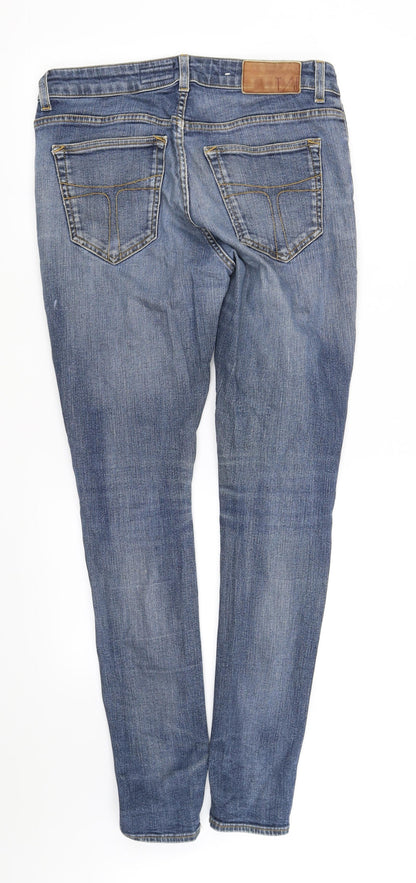Womens UK Size M pre worn Regular Fit Straight Blue Jeans