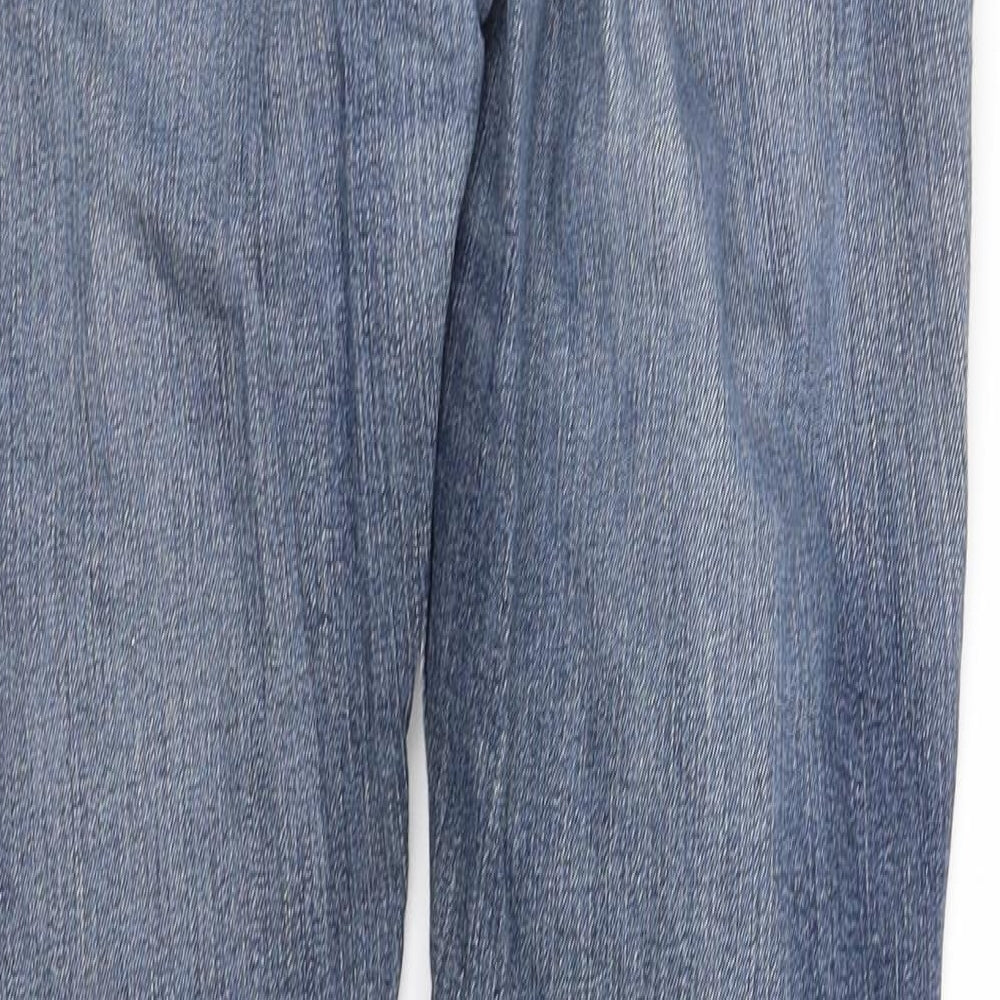 Womens UK Size M pre worn Regular Fit Straight Blue Jeans