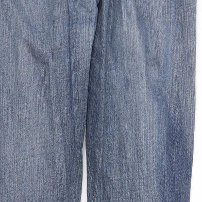 Womens UK Size M pre worn Regular Fit Straight Blue Jeans