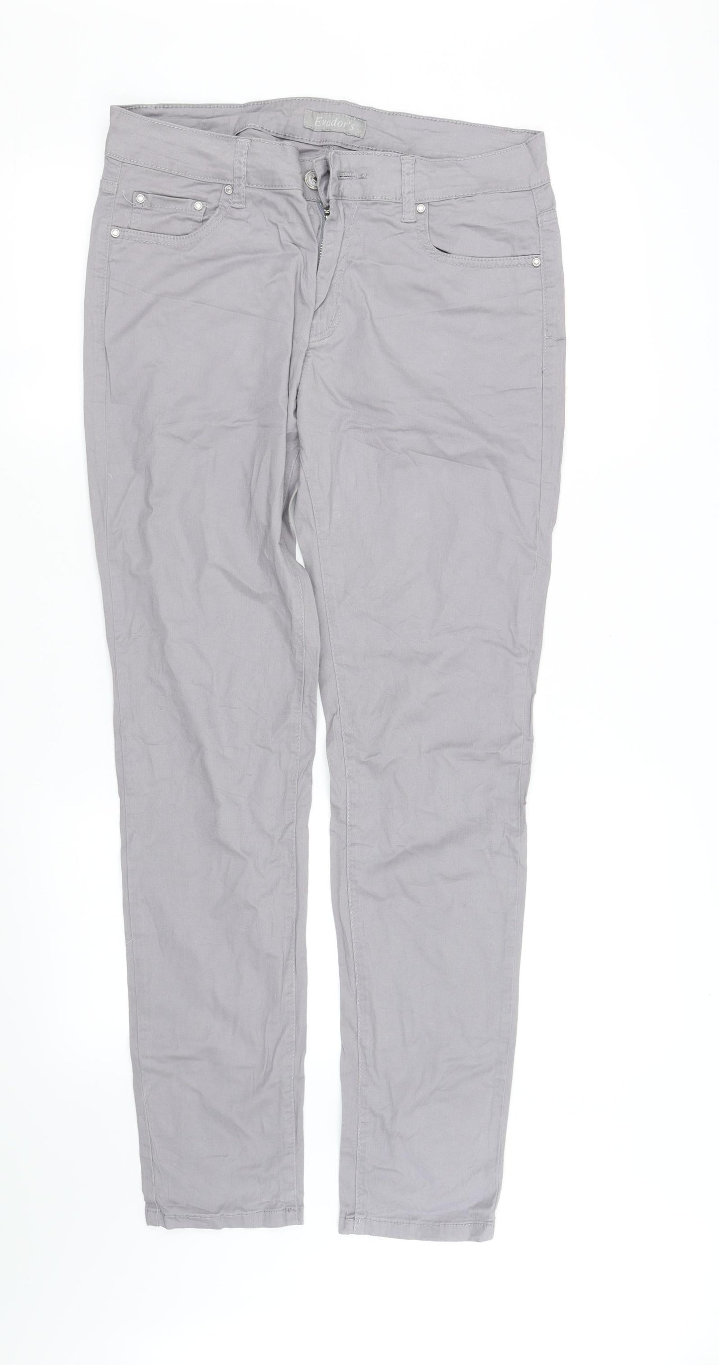 Womens UK Size 14 pre worn Regular Fit  Grey Trousers