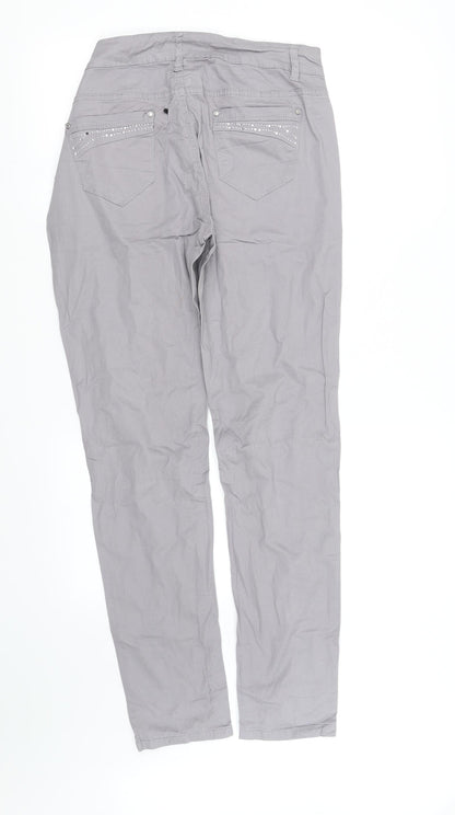 Womens UK Size 14 pre worn Regular Fit  Grey Trousers