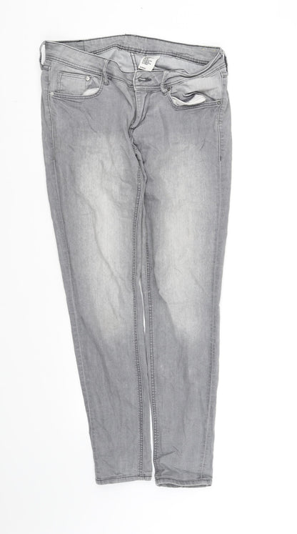 Womens UK Size 12 pre worn Regular Fit  Grey Trousers