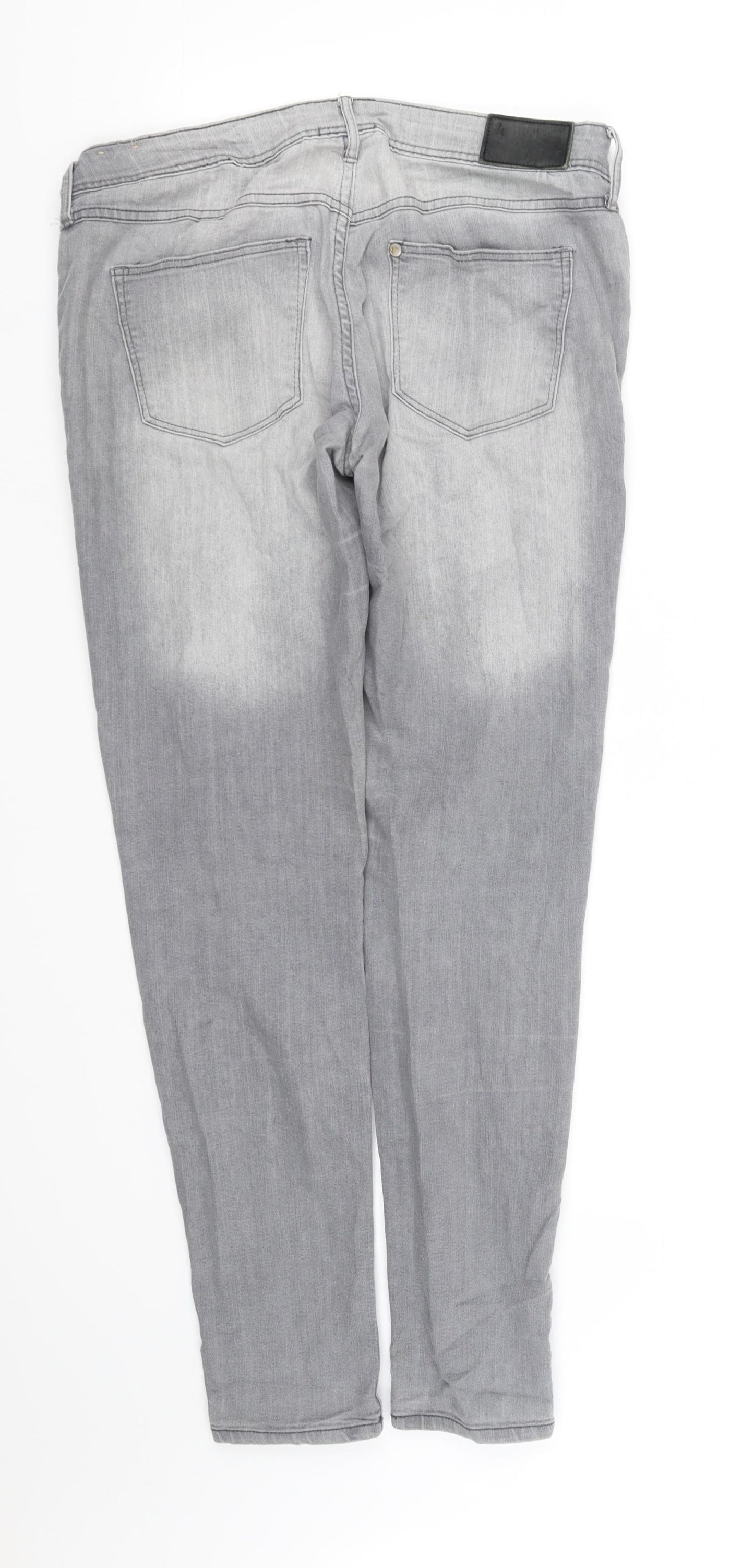 Womens UK Size 12 pre worn Regular Fit  Grey Trousers