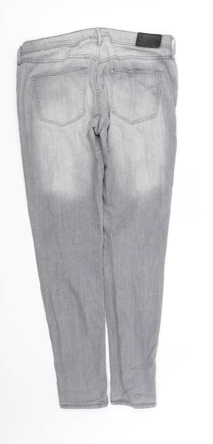 Womens UK Size 12 pre worn Regular Fit  Grey Trousers