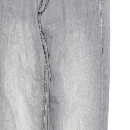 Womens UK Size 12 pre worn Regular Fit  Grey Trousers