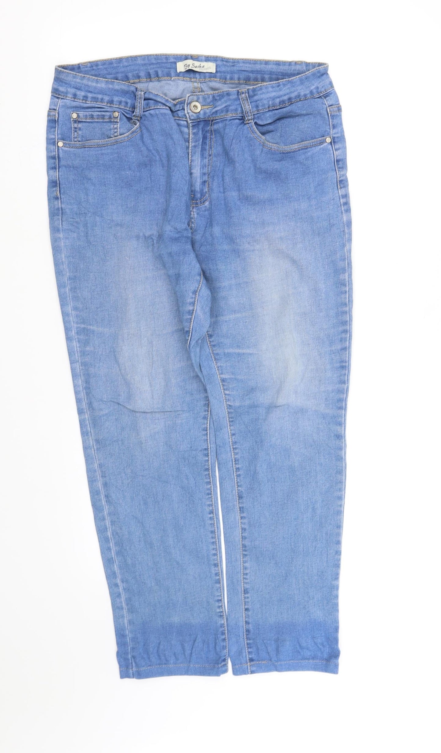 by shaka  Womens Blue   Trousers  Size 14 L28 in