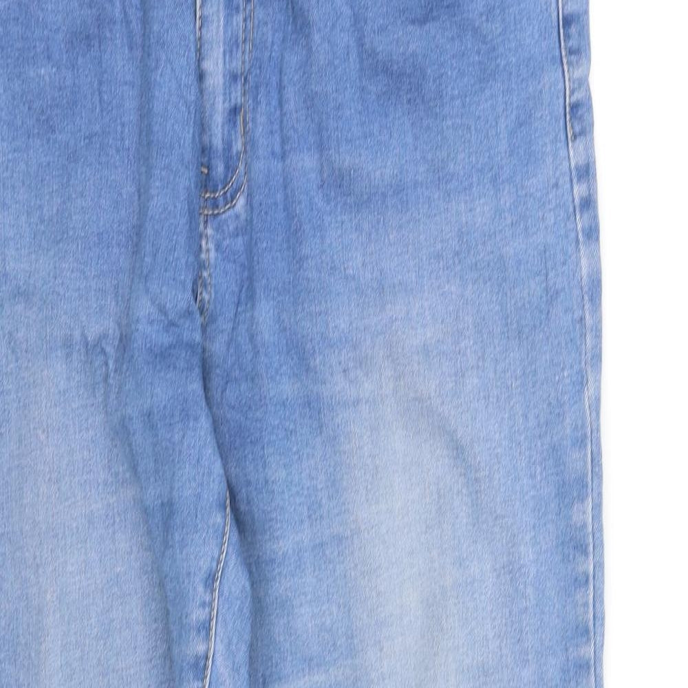by shaka  Womens Blue   Trousers  Size 14 L28 in