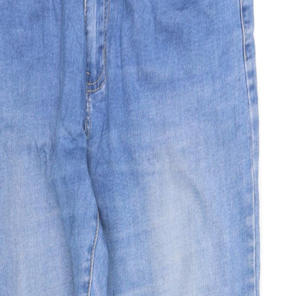 by shaka  Womens Blue   Trousers  Size 14 L28 in