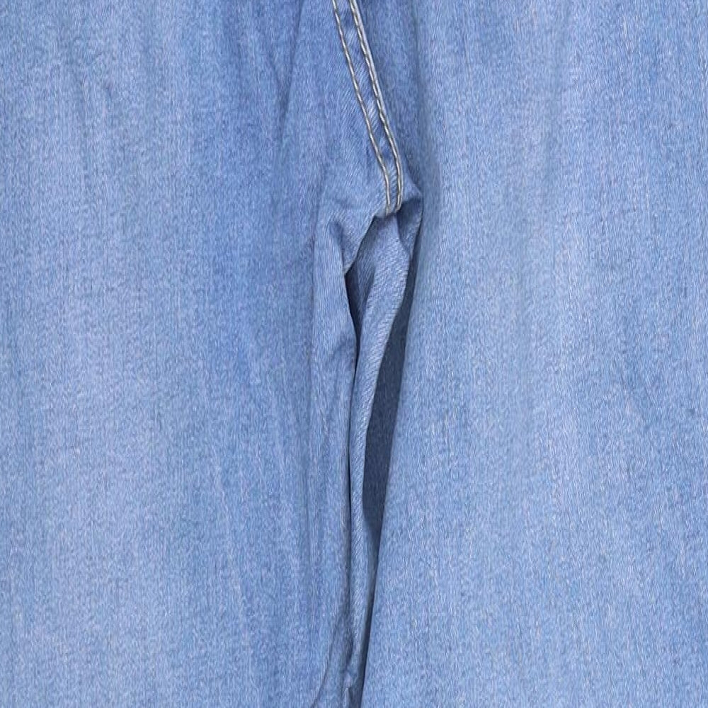by shaka  Womens Blue   Trousers  Size 14 L28 in