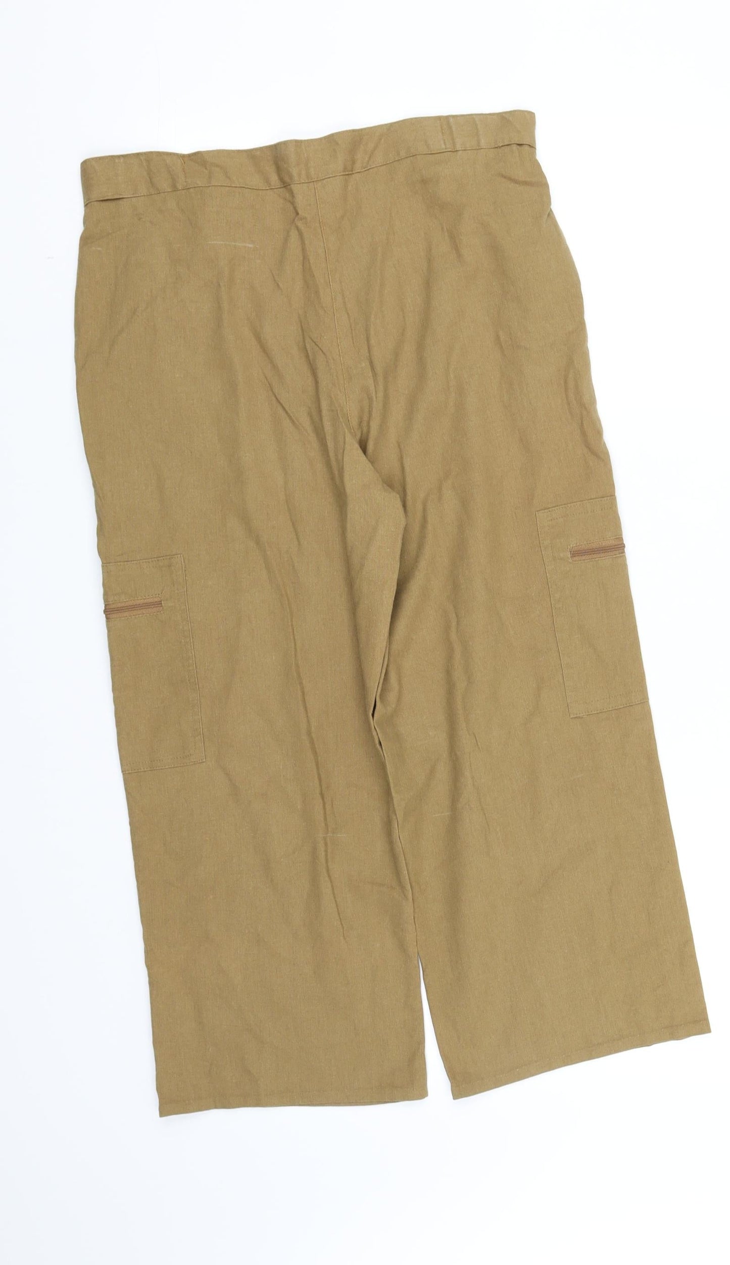 pre wrn Womens Beige   Trousers  Size M L28 in
