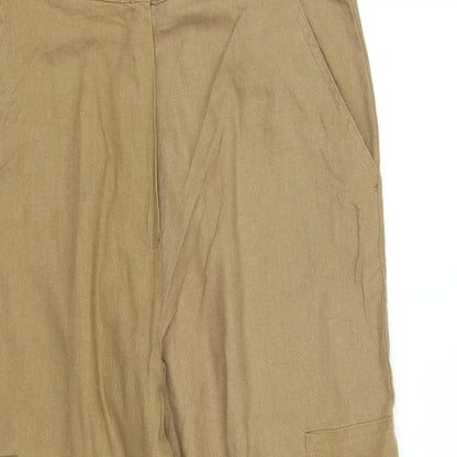 pre wrn Womens Beige   Trousers  Size M L28 in