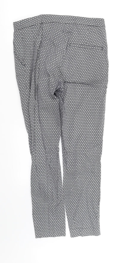 Womens UK Size 12 pre worn Regular Fit  White Trousers