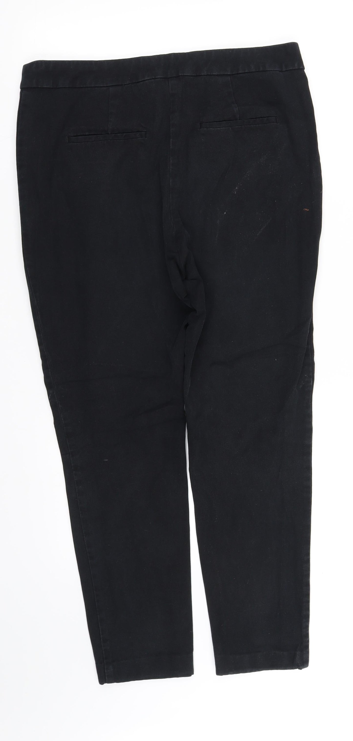 Womens UK Size 12 pre worn Regular Fit Sweatpants Black Trousers