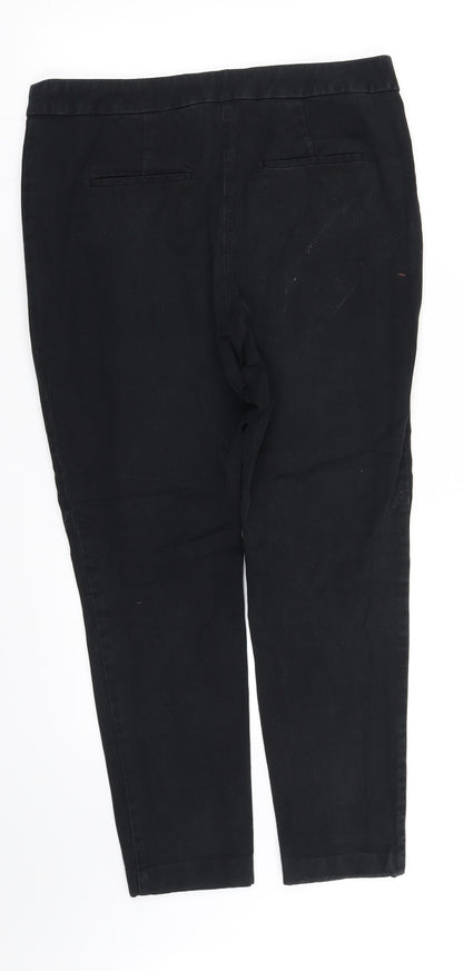 Womens UK Size 12 pre worn Regular Fit Sweatpants Black Trousers