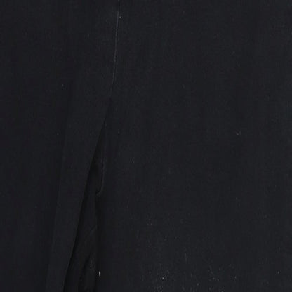 Womens UK Size 12 pre worn Regular Fit Sweatpants Black Trousers