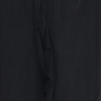 Womens UK Size 12 pre worn Regular Fit Sweatpants Black Trousers