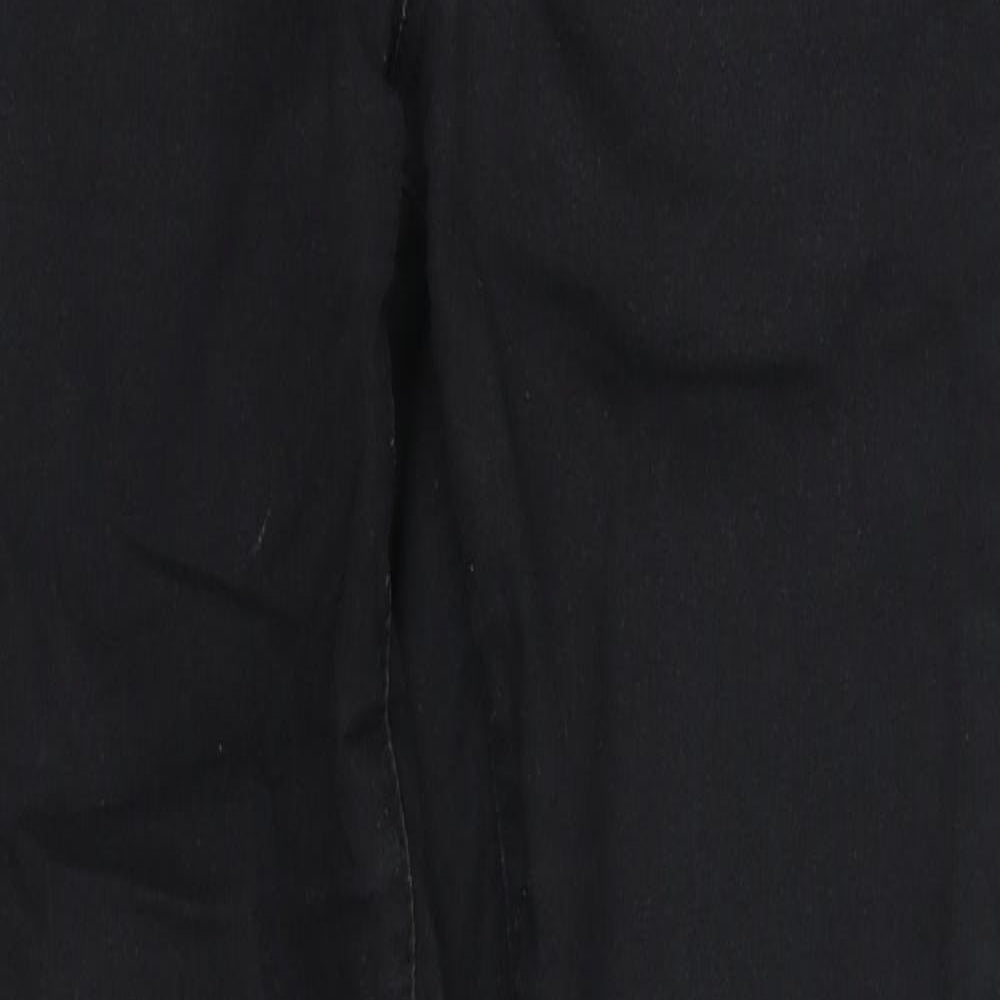 Womens UK Size 6 pre worn Regular Fit Straight Black Jeans