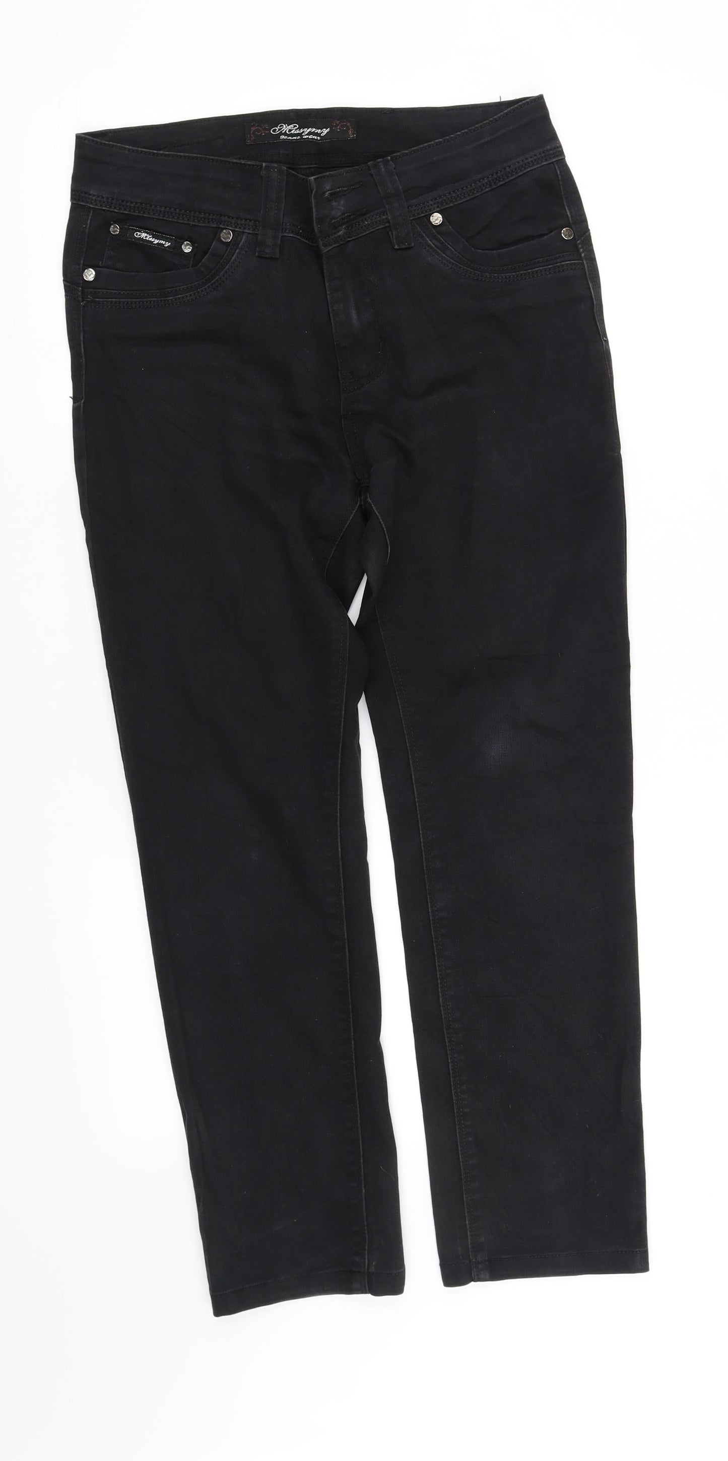 MISSY M Womens Black   Trousers  Size 10 L29 in