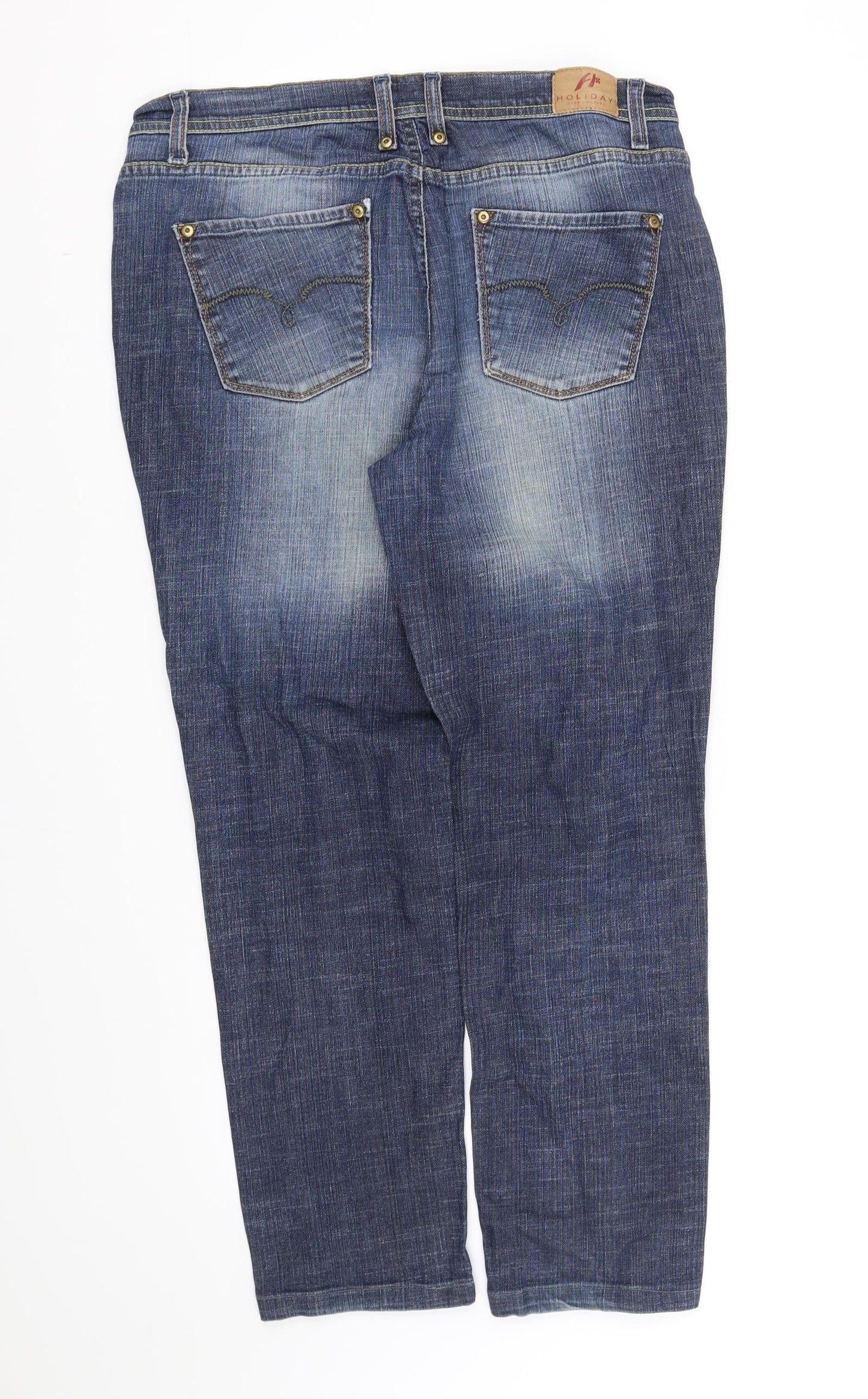 Womens UK Size M pre worn Regular Fit  Blue Trousers