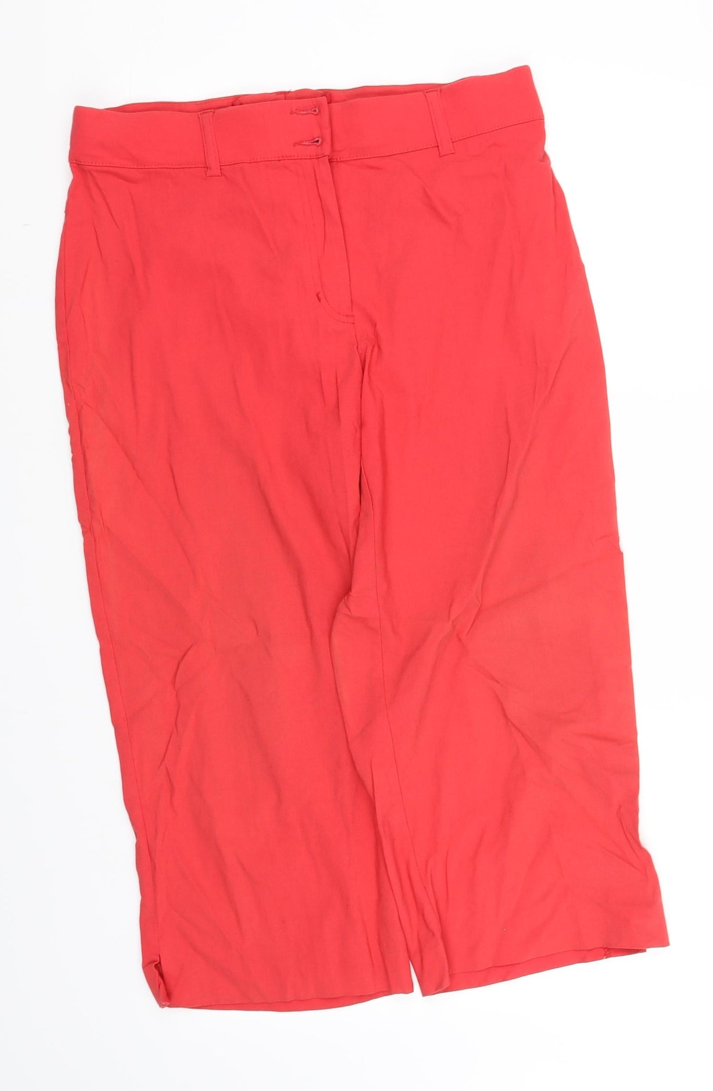 h&b Womens Red   Trousers  Size 12 L25 in