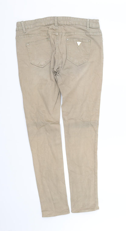 pr worn Womens Beige   Trousers  Size 8 L32 in