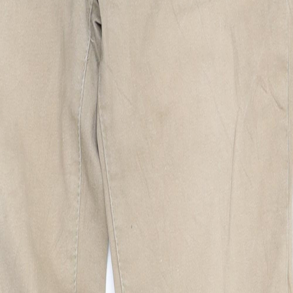 pr worn Womens Beige   Trousers  Size 8 L32 in