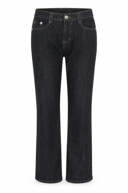 Womens Black   Straight Jeans Size L L29 in