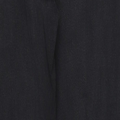 Womens UK Size 14 pre worn Regular Fit Straight Black Jeans