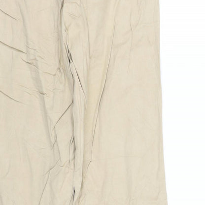 Womens UK Size 8 pre worn Regular Fit Straight Beige Jeans