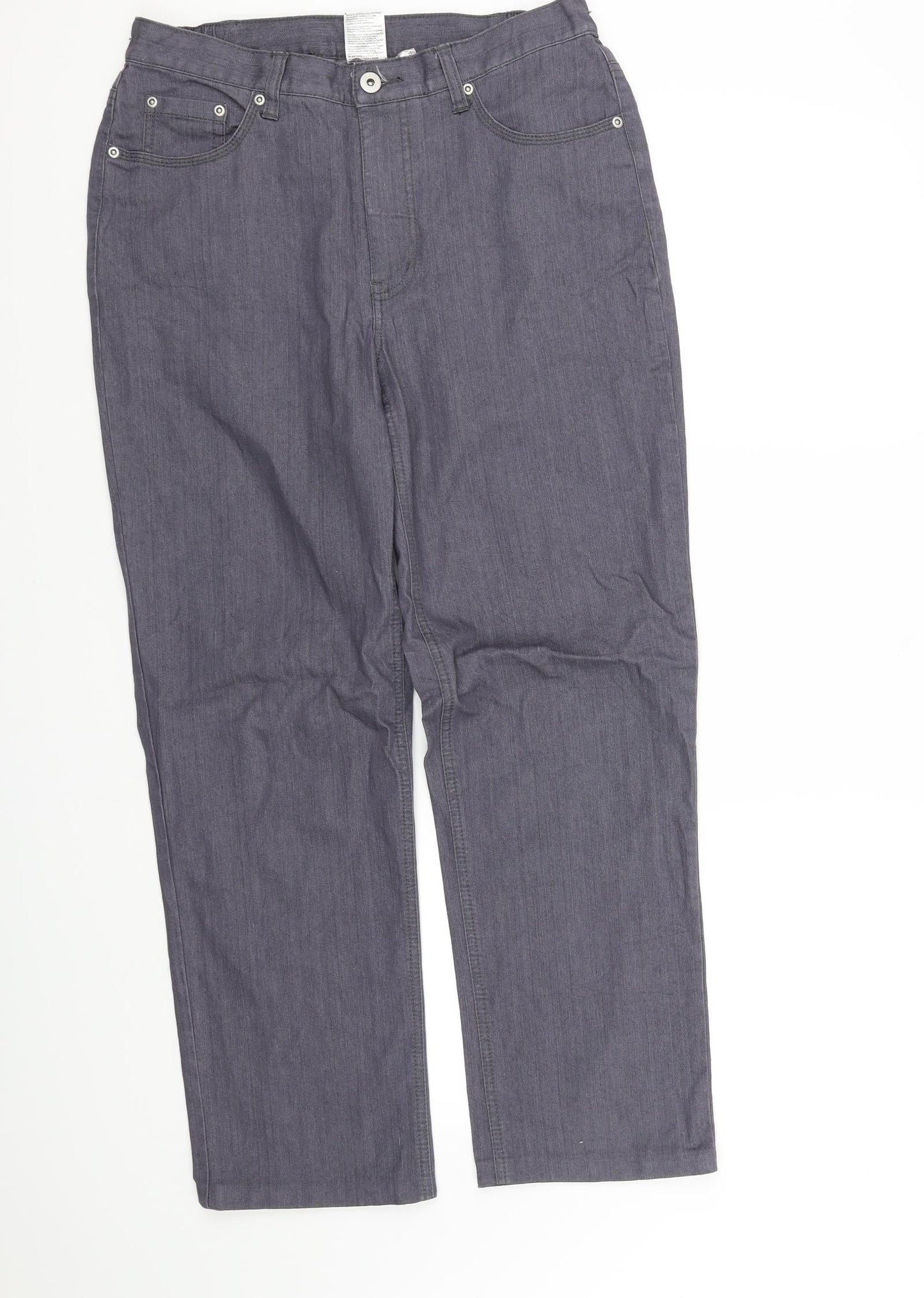 Womens UK Size 12 pre worn Regular Fit  Blue Trousers