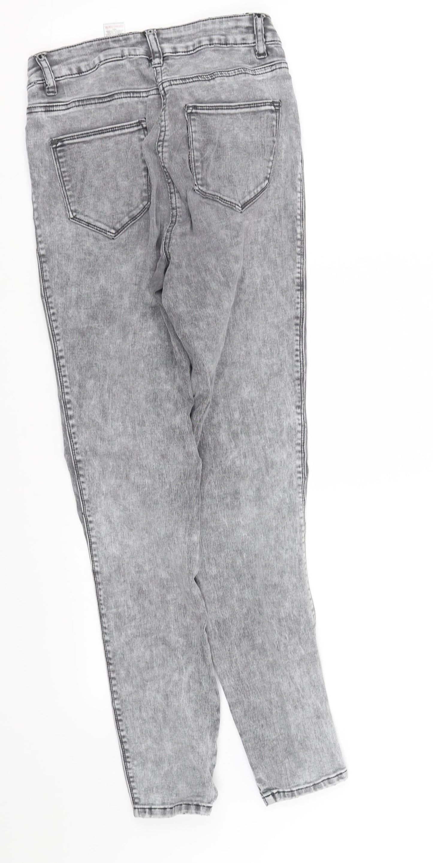 NEXT Womens Grey   Straight Jeans Size 6 L29 in