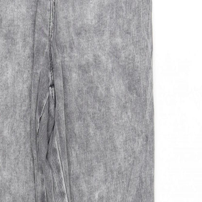NEXT Womens Grey   Straight Jeans Size 6 L29 in