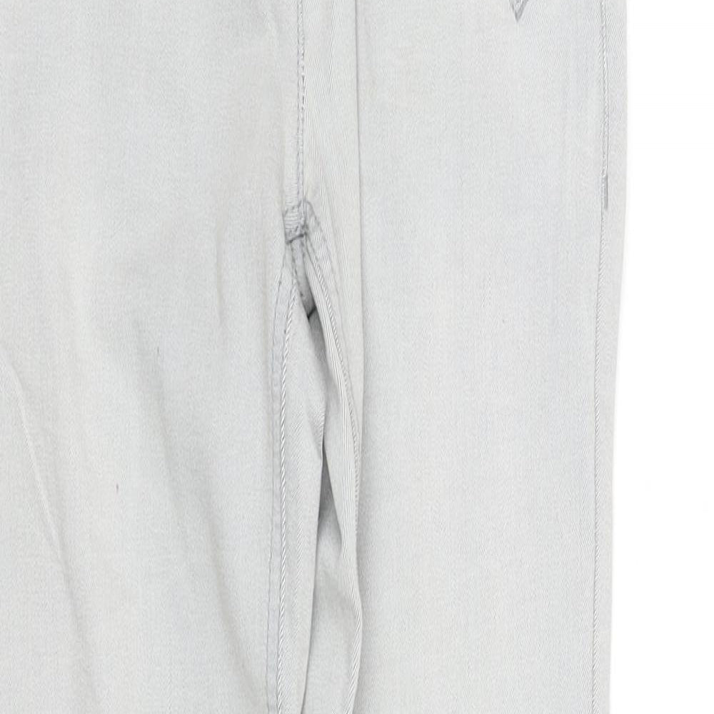 Womens UK Size 12 pre worn Regular Fit Straight Grey Jeans