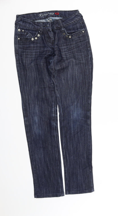 kiss me  Womens Blue   Straight Jeans Size M L31 in
