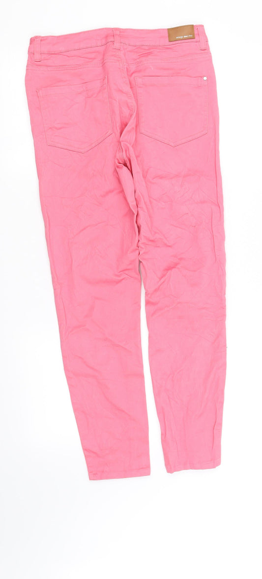 ORSAY Womens Pink   Straight Jeans Size 12 L29 in