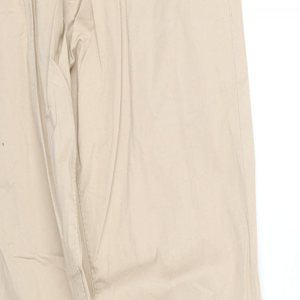 Womens UK Size 8 pre worn Regular Fit  Beige Trousers