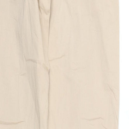 Womens UK Size 8 pre worn Regular Fit  Beige Trousers