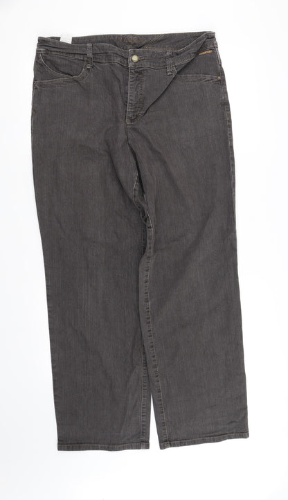 Womens UK Size 32 pre worn Regular Fit  Brown Trousers