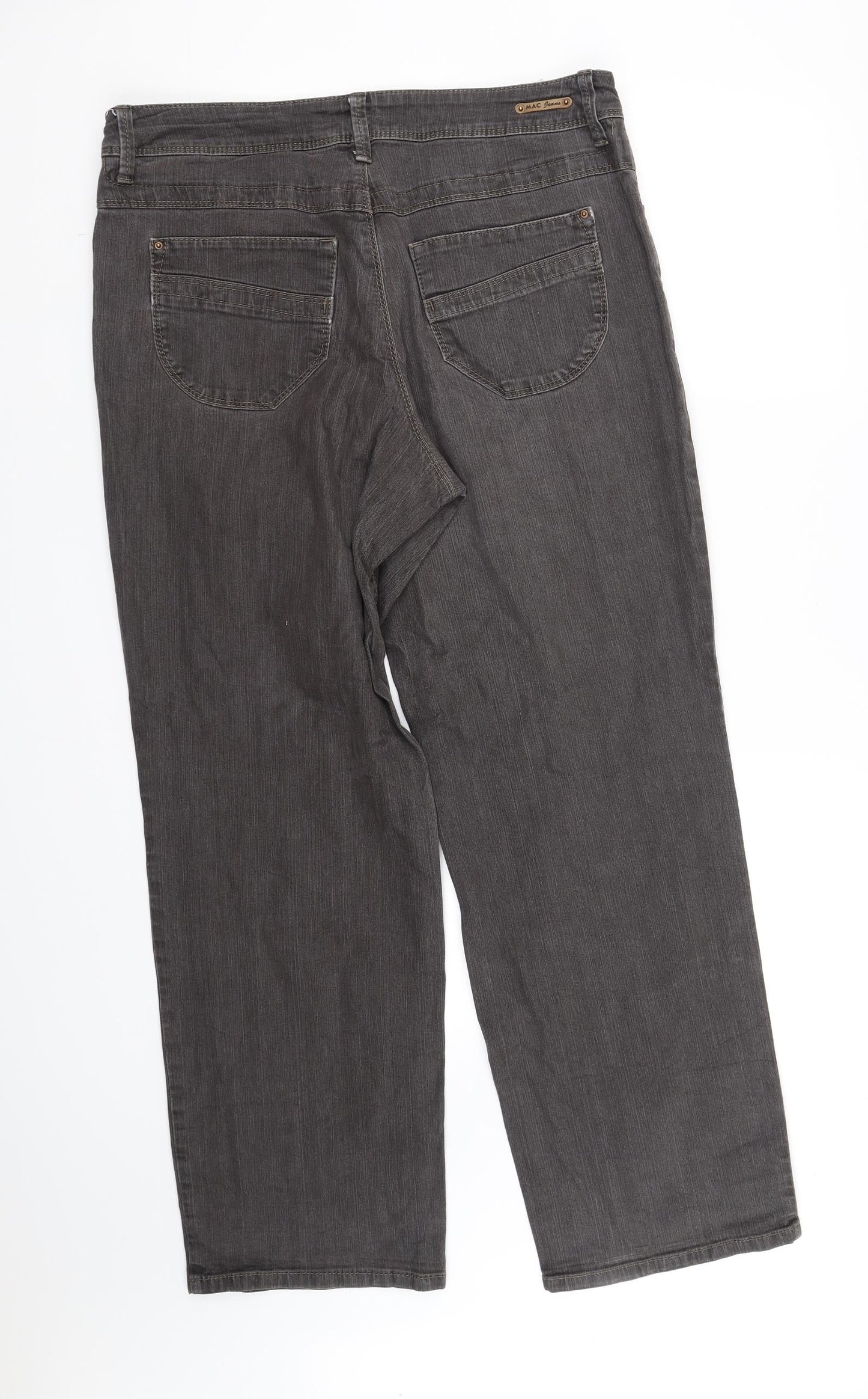 Womens UK Size 32 pre worn Regular Fit  Brown Trousers