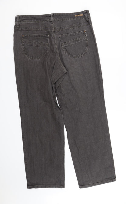 Womens UK Size 32 pre worn Regular Fit  Brown Trousers