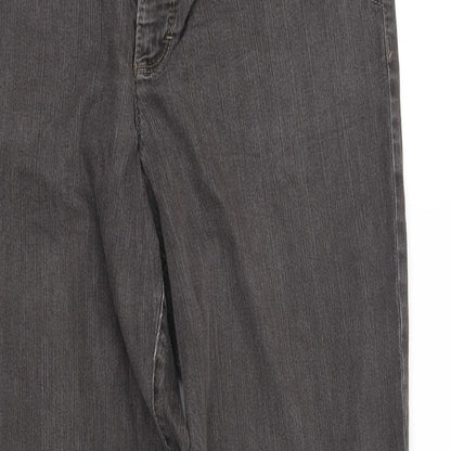 Womens UK Size 32 pre worn Regular Fit  Brown Trousers