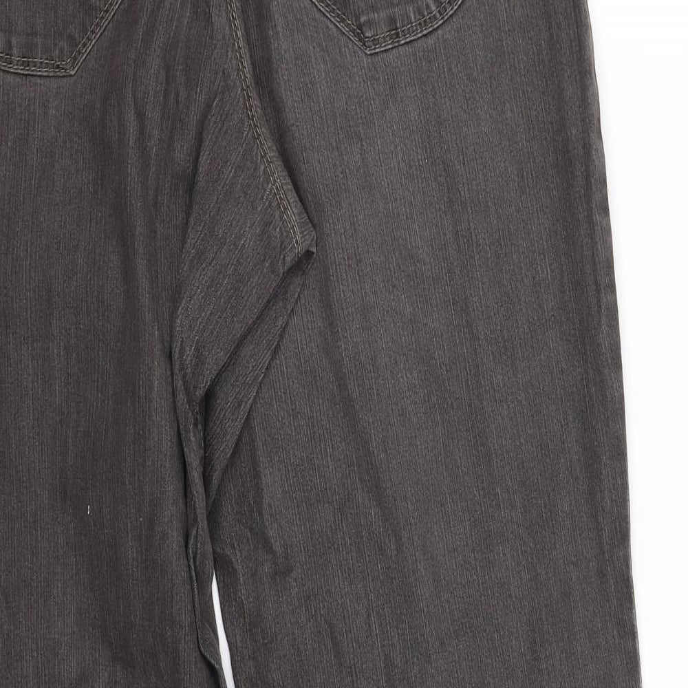 Womens UK Size 32 pre worn Regular Fit  Brown Trousers